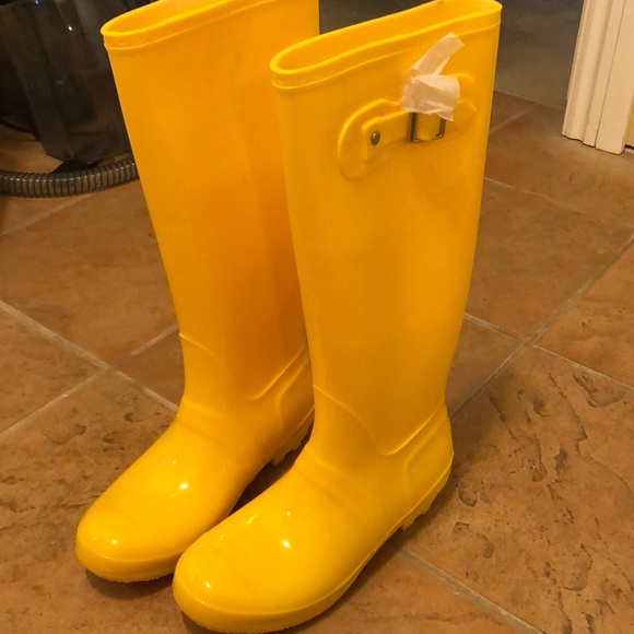 bamboo rain boots